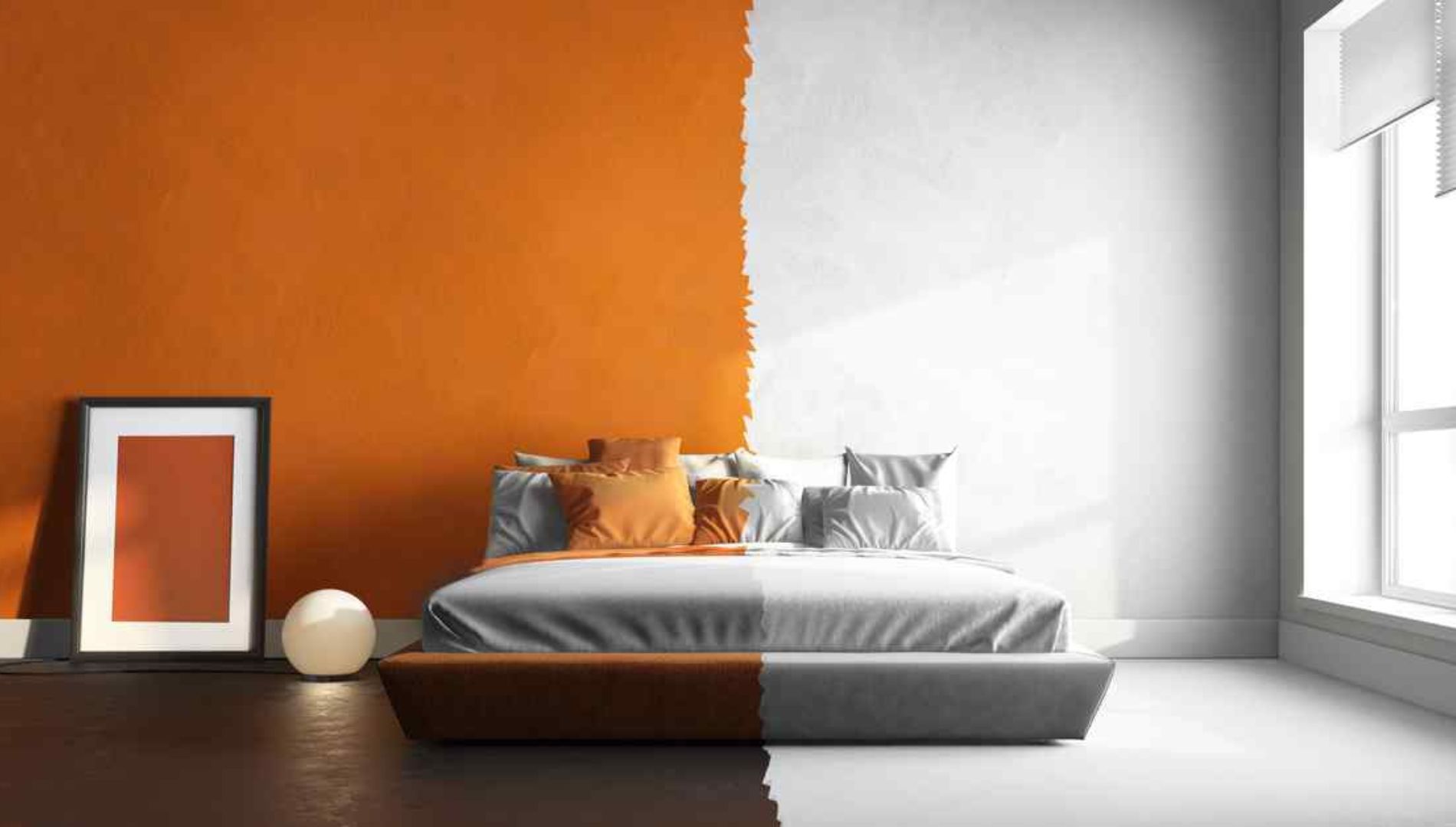 80 Orange Two Color Combinations For Bedroom Walls