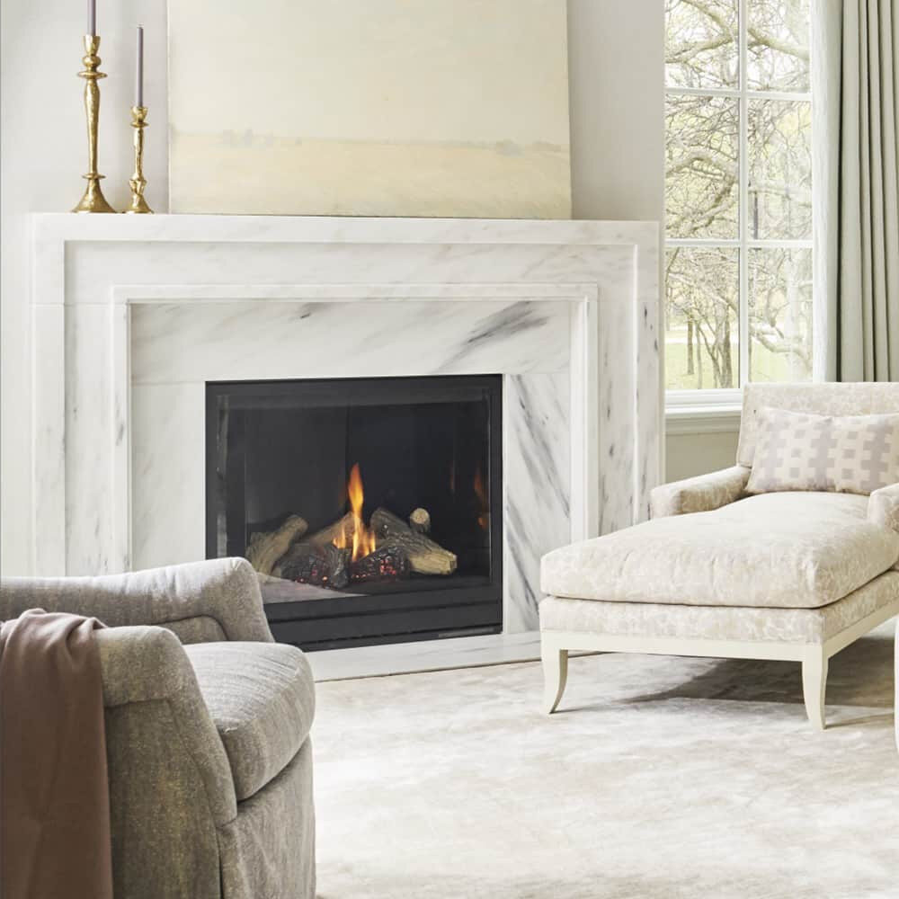 Showcase Your Taste with White Marble Fireplaces