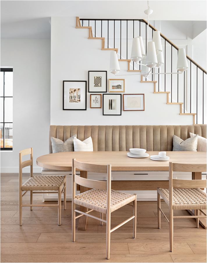 Channel Tufted Banquettes | Centsational Style
