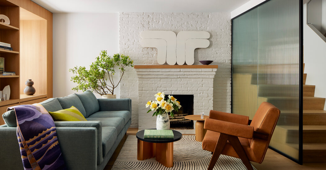 An Upper West Side Home With Wallpaper Murals and Terrazzo Everywhere